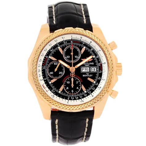 breitling bentley continental gt rosegold limited edition watch h13363|Breitling Bentley Rose Gold H13363 .